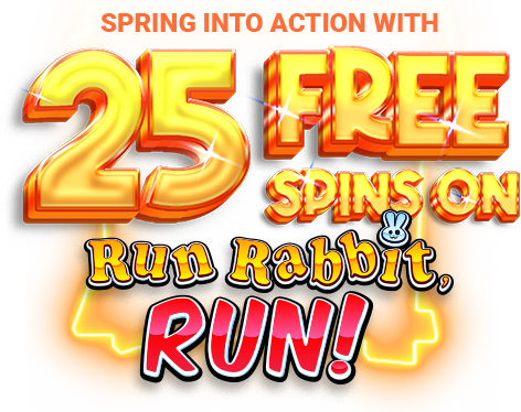 Lucky Bity 25 Free Spins on Run Rabbit, Run